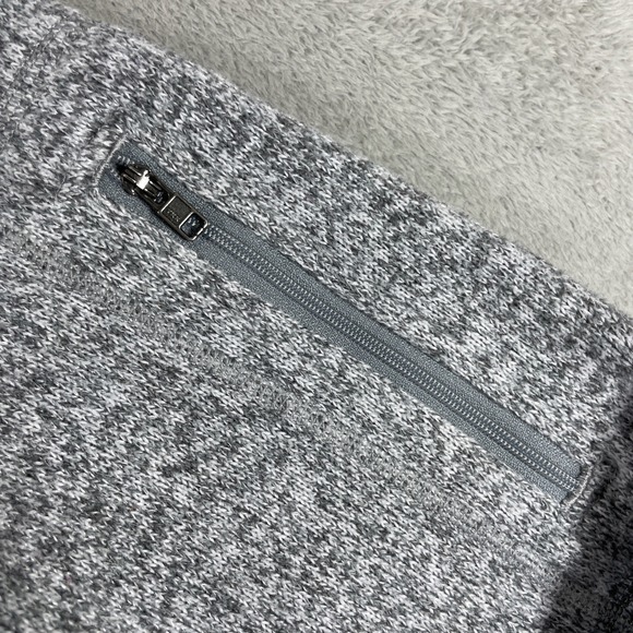 Patagonia Sweater Adult Small Gray 1/4 Zip Fleece Pullover LS Outdoor Preppy - Picture 8 of 16